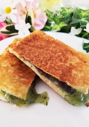 大福入り♡ホットサンド-レシピのメイン写真