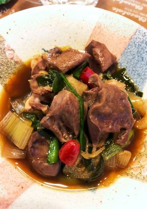 ハツと香味野菜の甘辛煮-レシピのメイン写真
