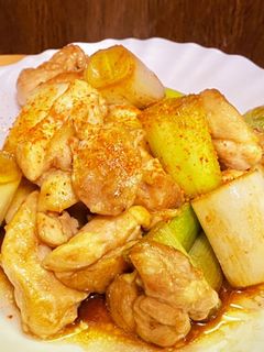 鶏もも肉と長ネギの醤油炒め-レシピのメイン写真