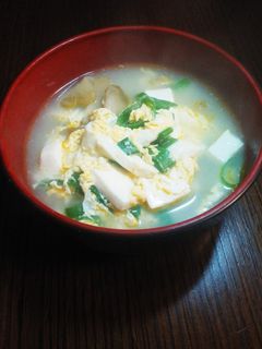 簡単☆豆腐と搾菜の中華風スープ-レシピのメイン写真