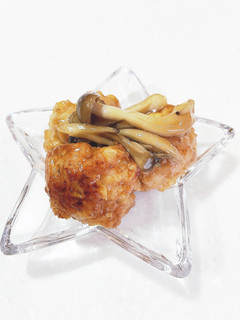 きのこあんかけの鶏団子♬-レシピのメイン写真