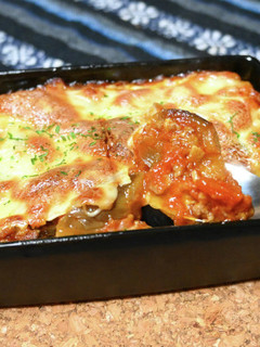 なすとひき肉のトマトチーズ焼き-レシピのメイン写真