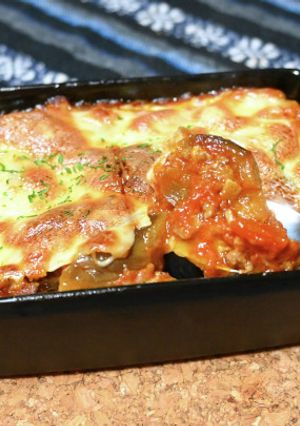 なすとひき肉のトマトチーズ焼き-レシピのメイン写真