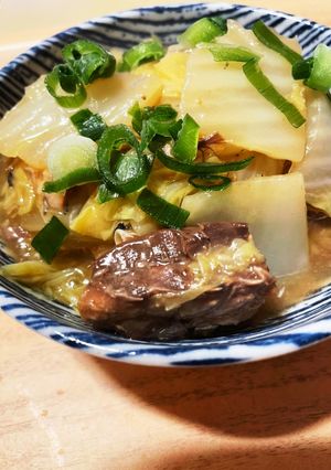 白菜とサバ缶のとろっと煮-レシピのメイン写真
