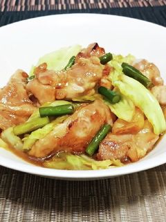 超簡単!鶏肉とキャベツのオイスター炒め!-レシピのメイン写真