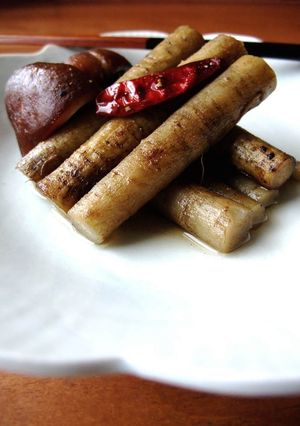新牛蒡と椎茸の含め煮-レシピのメイン写真
