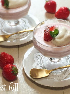 フワッと食感♪いちごヨーグルトムース-レシピのメイン写真