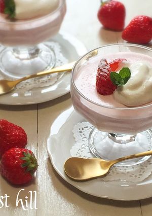 フワッと食感♪いちごヨーグルトムース-レシピのメイン写真