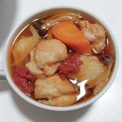 รูปของ たっぷり野菜と鶏肉の香草トマト煮込み