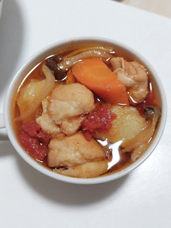 たっぷり野菜と鶏肉の香草トマト煮込み-レシピのメイン写真