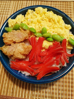 チビッ子喜ぶカニさん丼!-レシピのメイン写真