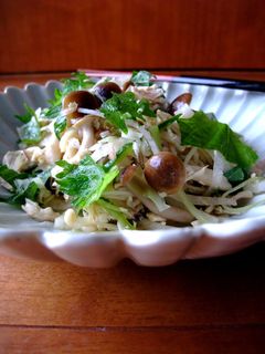 鶏とキノコの和風サラダ-レシピのメイン写真