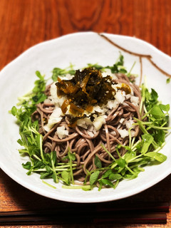 大根と高菜漬けのぶっかけそば-レシピのメイン写真