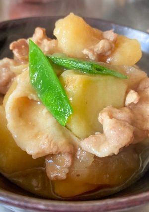 フライパン1つで★新じゃがで作る肉じゃが-レシピのメイン写真