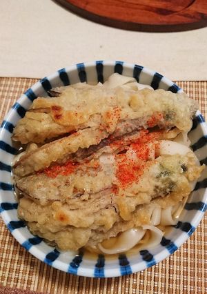 きしめんの那須天ぷらのせて〜-レシピのメイン写真