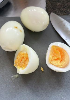 エアフライヤーでゆで卵(焼き卵)-レシピのメイン写真