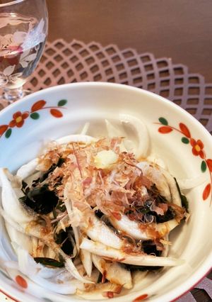 新玉ねぎとわかめのポン酢醤油がけ-レシピのメイン写真