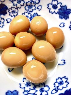 ウズラの卵の水煮で、味玉-レシピのメイン写真