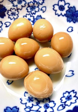 ウズラの卵の水煮で、味玉-レシピのメイン写真