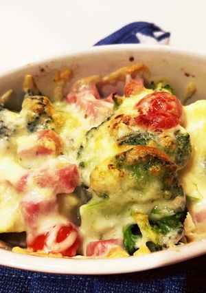 トマトとブロッコリーのチーズ焼き-レシピのメイン写真