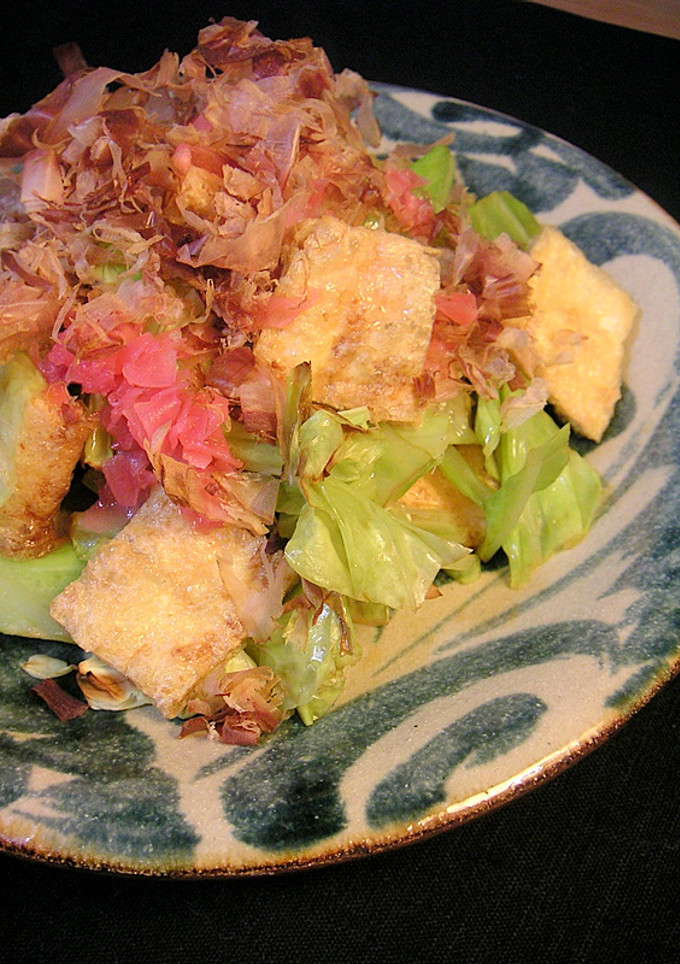 キャベツと揚げの焼きびたし-レシピのメイン写真