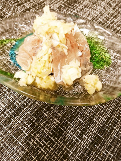 鯵刺ネギごま油-レシピのメイン写真