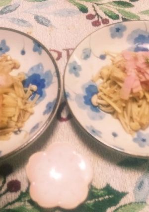 簡単に！エノキのポン酢和え-レシピのメイン写真