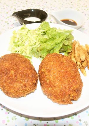 えのきと大豆の代替肉入りメンチカツ-レシピのメイン写真
