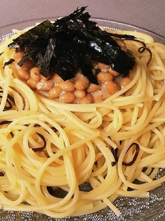 ◆簡単美味♡バター香る納豆スパゲッティ◆-レシピのメイン写真