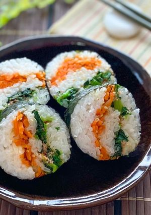 シマシマおにぎり-レシピのメイン写真