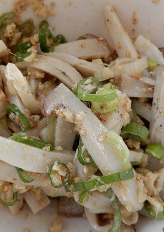 エリンギのネギしょうが和え　一品小皿-レシピのメイン写真