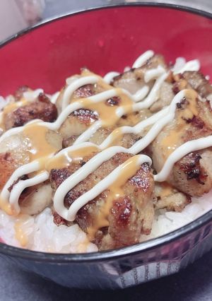 【絶品】鶏もも肉のスパイスハイカロリー丼-レシピのメイン写真