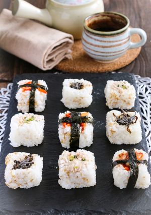 新感覚♡食べやすい！一口BOXおにぎり-レシピのメイン写真