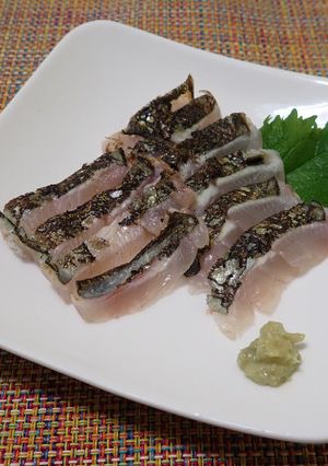カガミダイの炙り刺し-レシピのメイン写真
