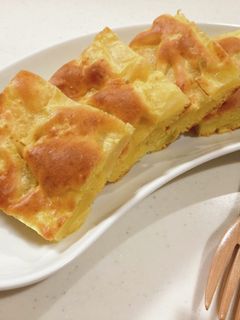 HMで☆りんごとさつまいもの天板ケーキ-レシピのメイン写真