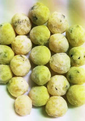 米粉のかぼちゃスノーボールクッキー-レシピのメイン写真