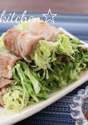レンジで簡単に♪キャベツの豚肉巻き-レシピのメイン写真