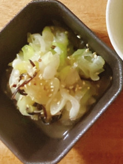 葱の塩昆布和え-レシピのメイン写真