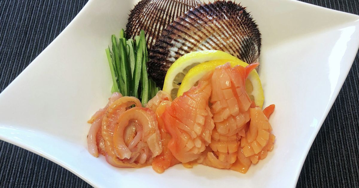 赤貝の刺身と味噌ばたき by Gonbao 【クックパッド】 簡単おいしい