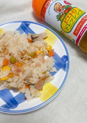 ピエトロドレッシングで炊き込みピラフ-レシピのメイン写真