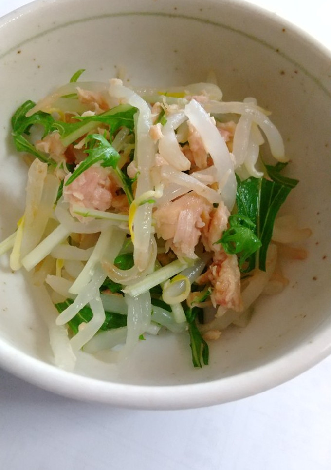 もやしと水菜のツナ和え-レシピのメイン写真