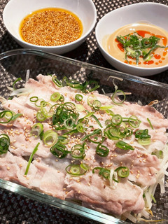 豚バラともやし豆苗の重ねレンジ蒸ししゃぶ-レシピのメイン写真