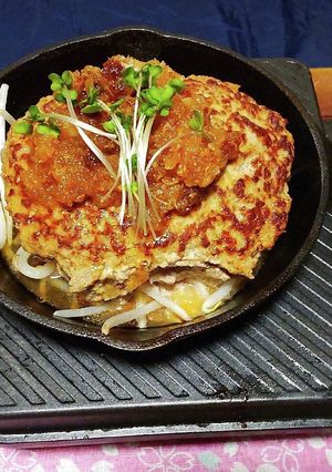 ホットサンドメーカーdeハンバーグ-レシピのメイン写真
