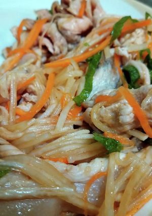 豚肉のさっぱり野菜たっぷりサラダ-レシピのメイン写真