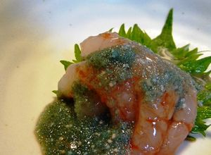 子持ち甘エビの卵はこう食べる-レシピのメイン写真