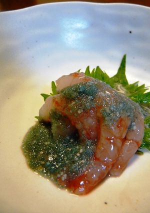 子持ち甘エビの卵はこう食べる-レシピのメイン写真
