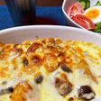 ミートソース缶を使ってグラタンを