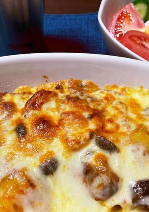 ミートソース缶を使ってグラタンを-レシピのメイン写真
