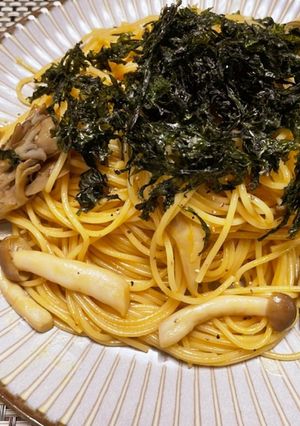 うにバターで和風キノコパスタ-レシピのメイン写真