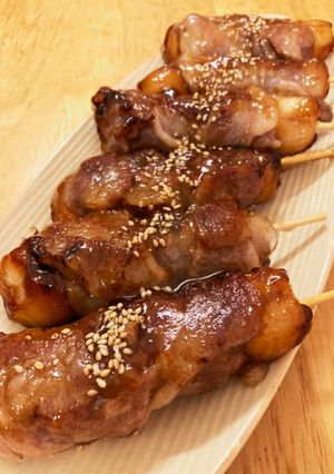 みたらしだんごの肉巻き-レシピのメイン写真